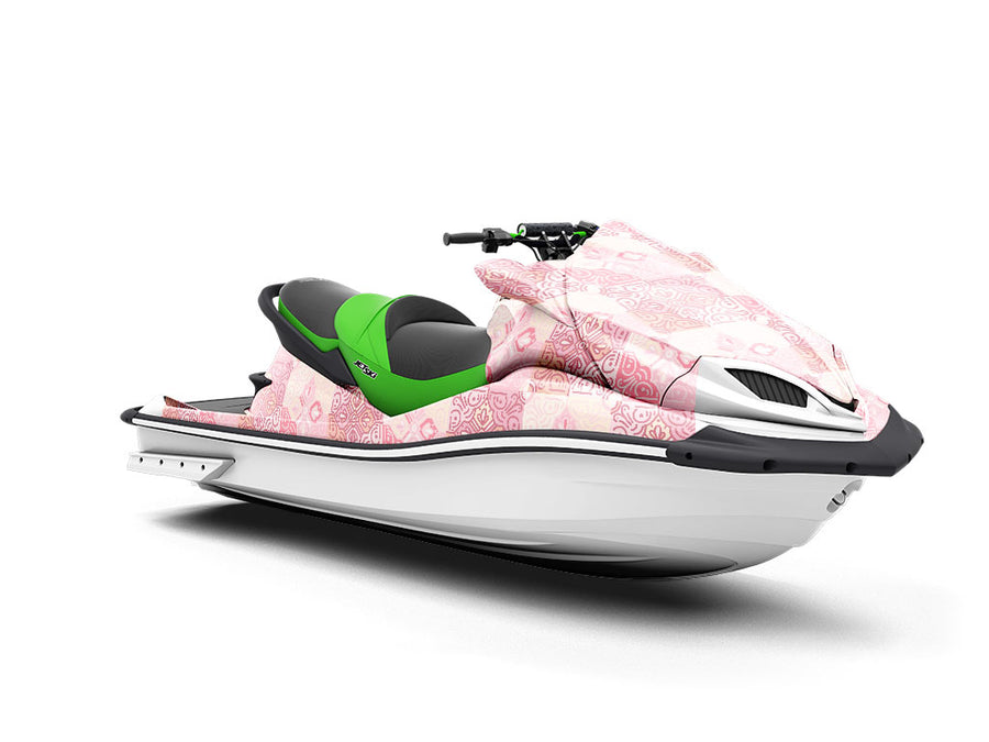 Cherry Blossoms Tile Jet Ski Vinyl Customized Wrap