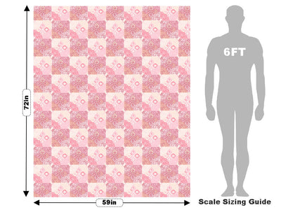 Cherry Blossoms Tile Vehicle Wrap Scale~Rwraps Series 914 Cherry Blossoms Tile Measurements~2