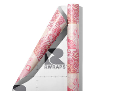 Cherry Blossoms Tile Wrap Film Sheets~Rwraps Series 914 Cherry Blossoms Tile Scrolled Sheet~4