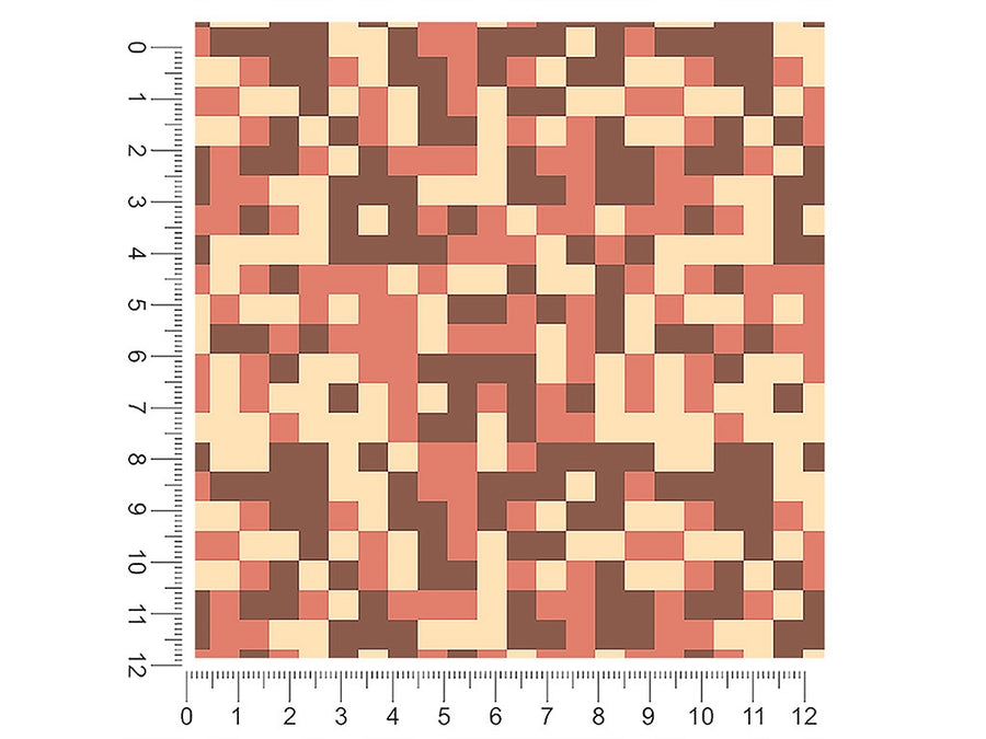 cherry blossoms pixel 1ft x 1ft Craft Sheets