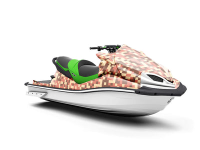Cherry Blossoms Pixel Jet Ski Vinyl Customized Wrap