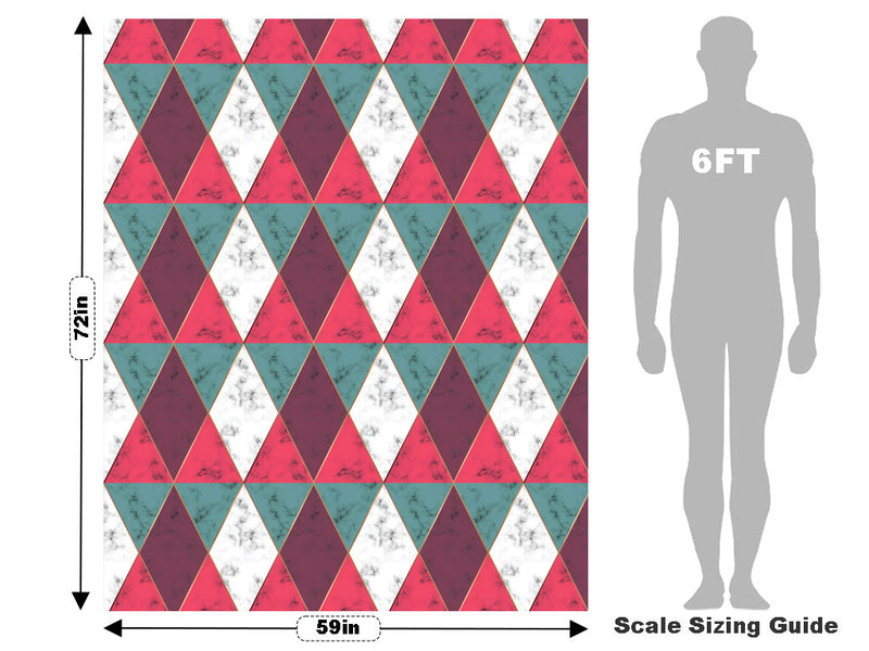 Cherry Hourglass Tile Vehicle Wrap Scale~Rwraps Series 914 Cherry Hourglass Tile Measurements~2