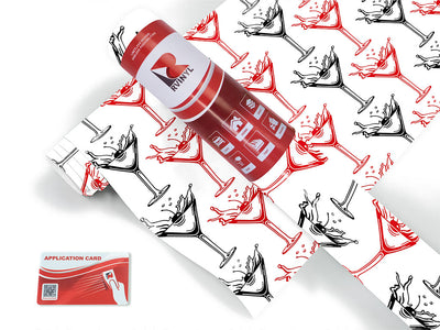 cherry splash alcohol Craft Vinyl Roll