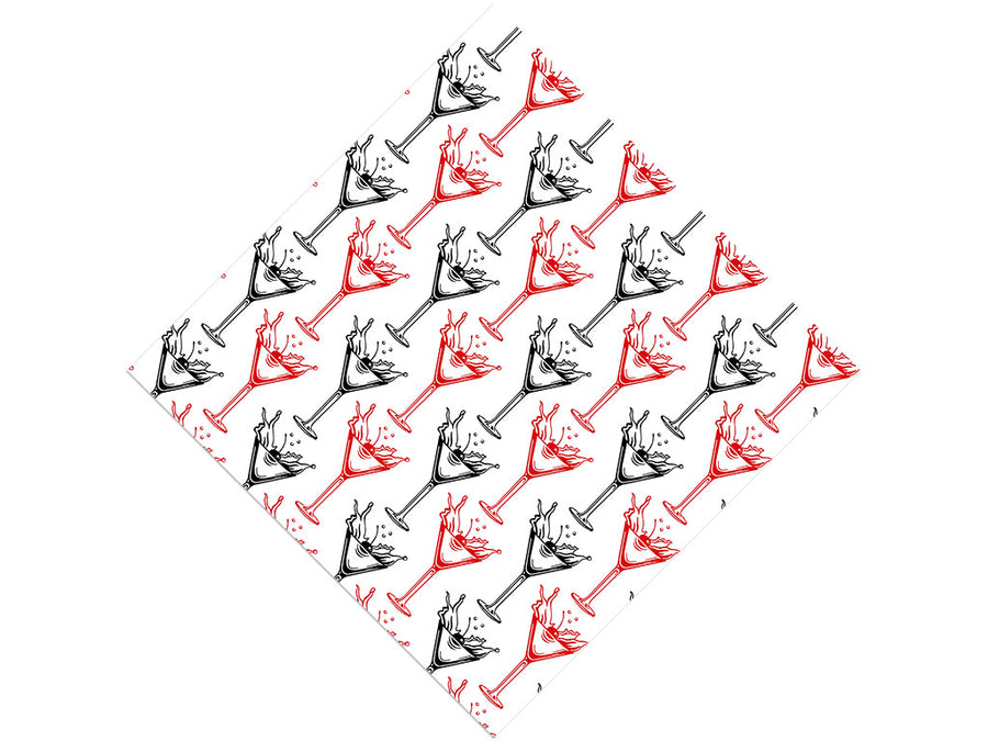 Cherry Splash Alcohol Vinyl Wrap Pattern