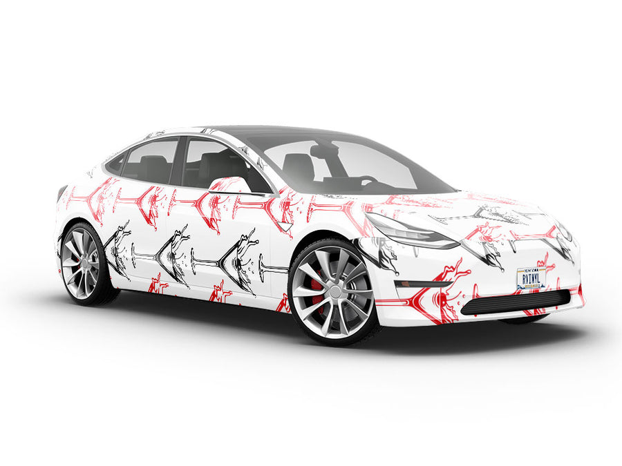 Cherry Splash Alcohol Vehicle Vinyl Wrap