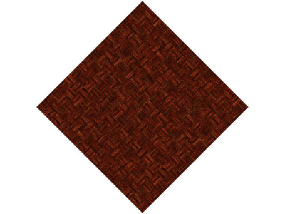 Cherry Stain Wooden Parquet Vinyl Wrap Pattern