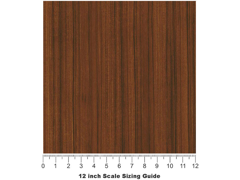 Cherry Name3 Woodgrain Vinyl Film Pattern Size 12 inch Scale~Rwraps Cherry Name3 Woodgrain Sizing Chart~3