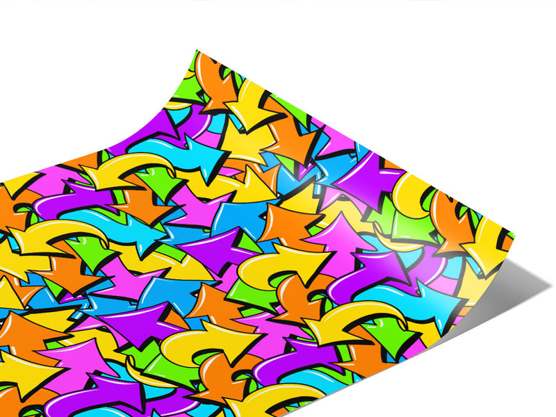 Cheshire Directions Sticker Bomb Vinyl Wraps~Rwraps Series 914 Digitally Printed Vinyl Wrap~1