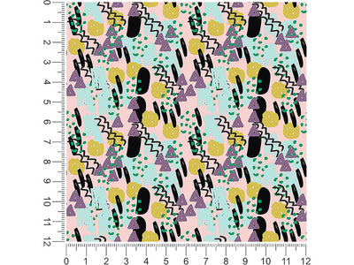 cheshire smile abstract geometric 1ft x 1ft Craft Sheets