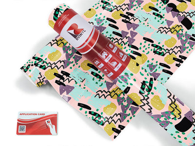 cheshire smile abstract geometric Craft Vinyl Roll