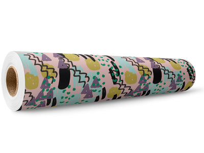 Cheshire Smile Abstract Wrap Film Wholesale Roll~Rwraps Series 914 Digitally Printed Vinyl Roll~5