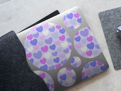 chest bubbles heart DIY Laptop Stickers