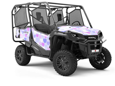 Chest Bubbles Heart Utility Vehicle Vinyl Wrap