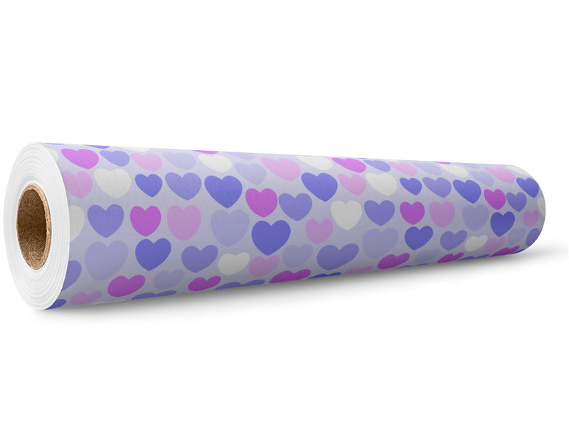 Chest Bubbles Heart Wrap Film Wholesale Roll~Rwraps Series 914 Digitally Printed Vinyl Roll~5