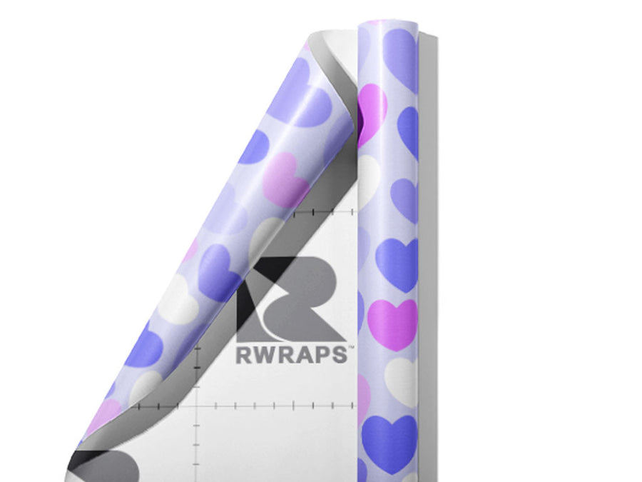 Chest Bubbles Heart Wrap Film Sheets~Rwraps Series 914 Chest Bubbles Heart Scrolled Sheet~3
