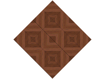 Chestnut Diamonds Wooden Parquet Vinyl Wrap Pattern