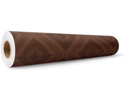 Chestnut Diamonds Wooden Parquet Wrap Film Wholesale Roll~Rwraps Series 914 Digitally Printed Vinyl Roll~5