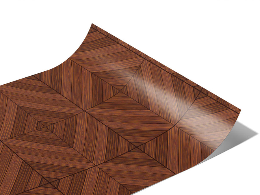 Chestnut Diamonds Wooden Parquet Vinyl Wraps~Rwraps Series 914 Digitally Printed Vinyl Wrap~1