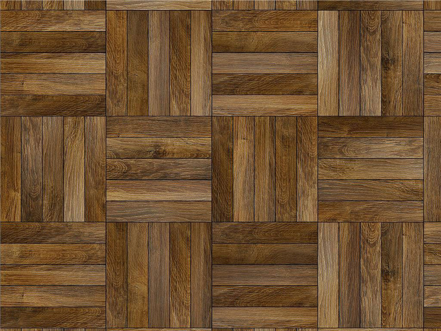 Chestnut  Wooden Parquet Vinyl Wrap Pattern~Rwraps Series 914 Digitally Printed Vinyl Wrap~0