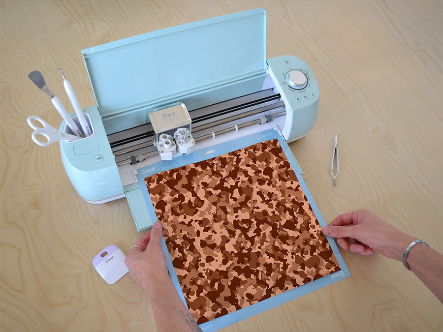 chestnut multicam camouflage Cricut Compatible Vinyl