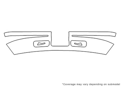 astro Avery Dennison Clear Bra Bumper Precut PPF Diagram