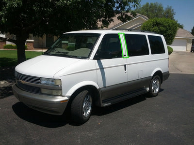 chevrolet astro 1990-2005 (standard passenger van) Pillar Post Trim Installation Location