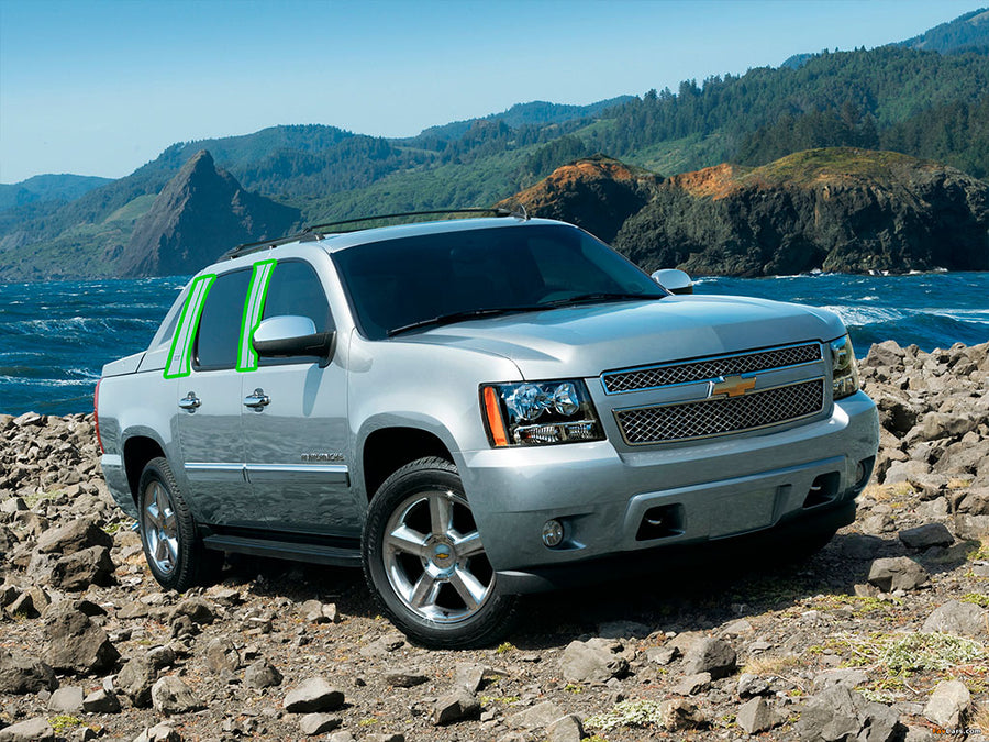 chevrolet avalanche 2002-2006 Pillar Post Trim Installation Location