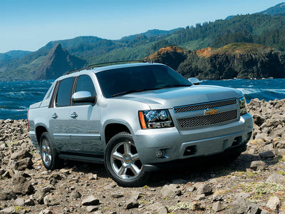 chevrolet avalanche 2002-2006 Piano Black Pillar Trim