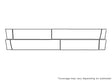 avalanche Avery Dennison Clear Bra Door Cup Precut PPF Diagram