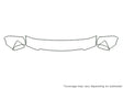 avalanche 3M Clear Bra Hood Precut PPF Diagram