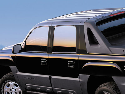 chevrolet avalanche 2007-2013 Gloss Black Pillar Cover Diagram