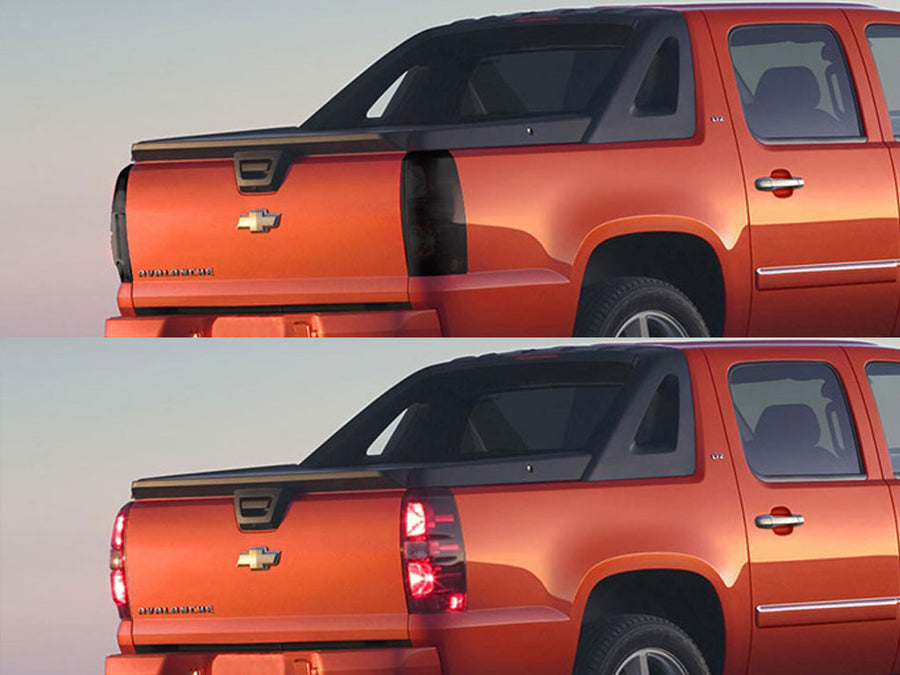 avalanche Before and After Smoked Taillights