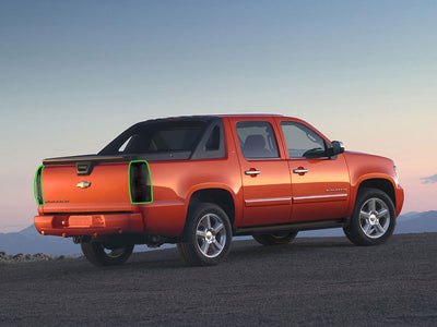 avalanche Tail Light Tint Installation Points