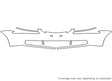 aveo Avery Dennison Clear Bra Bumper Precut PPF Diagram