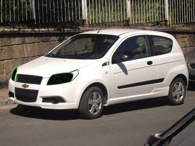 chevrolet aveo 2007-2011 (sedan) Headlight Tint Location