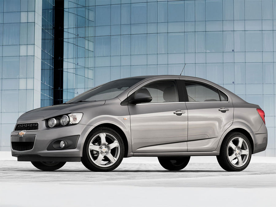 chevrolet aveo 2007-2011 (sedan) Piano Black Pillar Trim