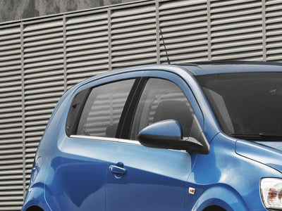 chevrolet aveo 2009-2011 (aveo5) Gloss Black Pillar Cover Diagram