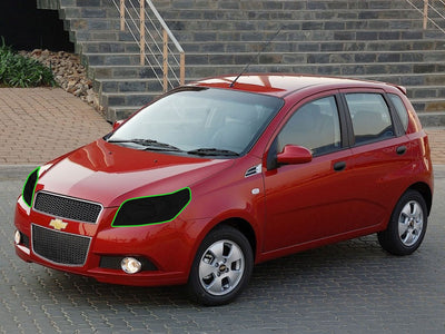 chevrolet aveo 5 2007-2008 Headlight Tint Location