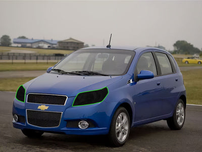 chevrolet aveo 5 2009-2011 Headlight Tint Location