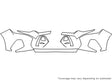 blazer Avery Dennison Clear Bra Bumper Precut PPF Diagram
