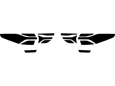 blazer Precut Tail Light Tint Diagram