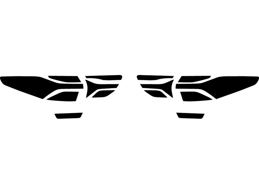 blazer Precut Tail Light Tint Diagram