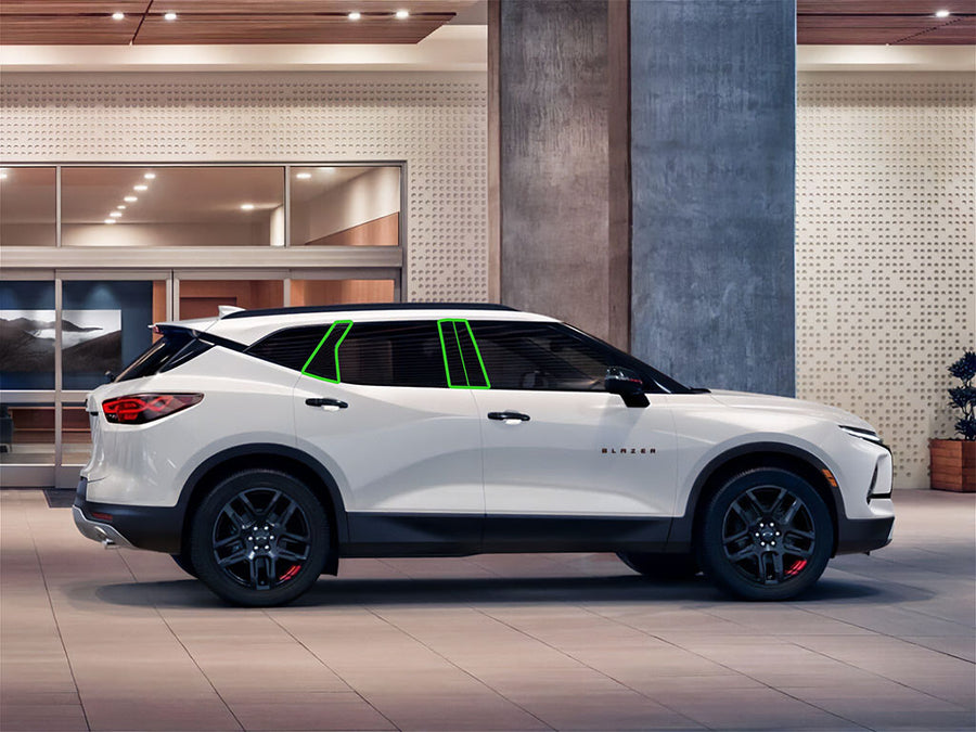 chevrolet blazer 2019-2023 Pillar Post Trim Installation Location
