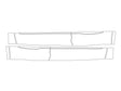 blazer 3M Clear Bra Door Cup Precut PPF Diagram