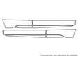bolt ev Avery Dennison Clear Bra Door Cup Precut PPF Diagram