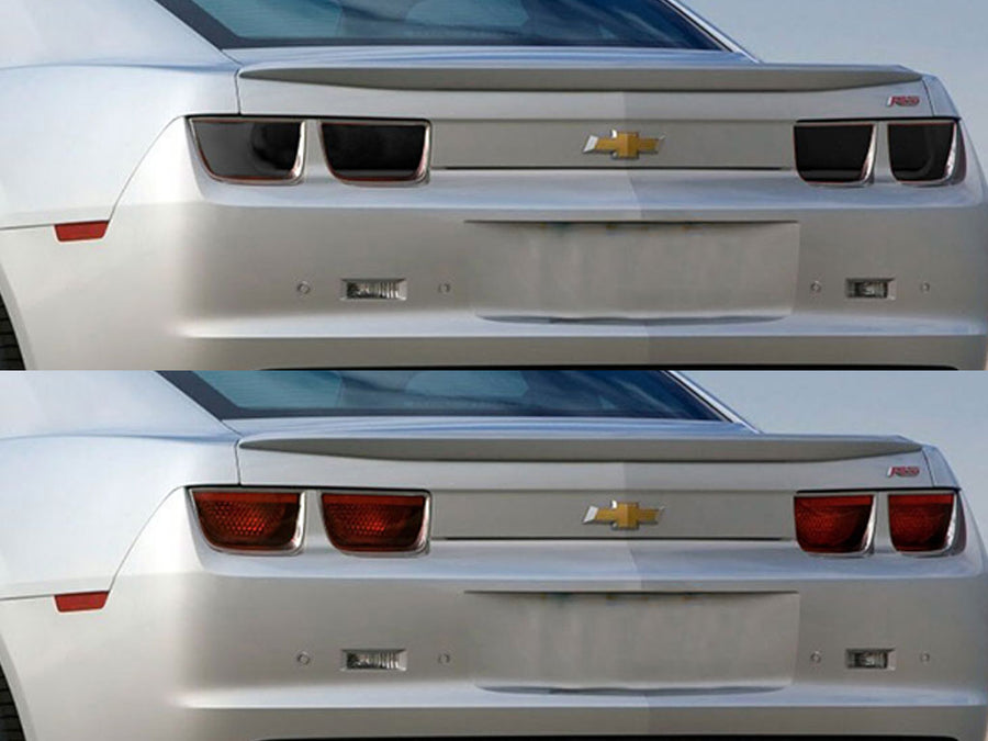 camaro Before and After Smoked Taillights