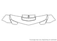 camaro 3M Clear Bra Hood Precut PPF Diagram