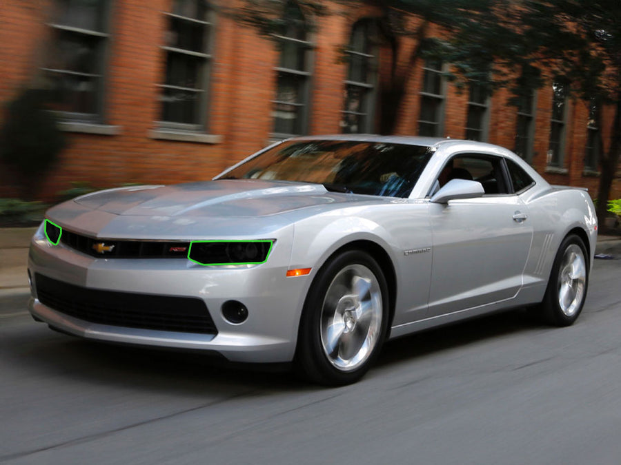 chevrolet camaro 2014-2015 Headlight Tint Location