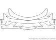 camaro 3M Clear Bra Bumper Precut PPF Diagram