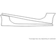 camaro Avery Dennison Clear Bra Door Cup Precut PPF Diagram